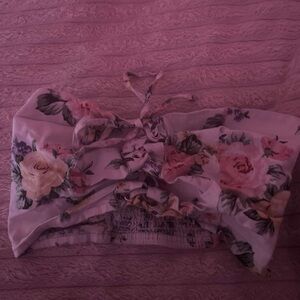 Forever 21 Colorful Smocked Blouse